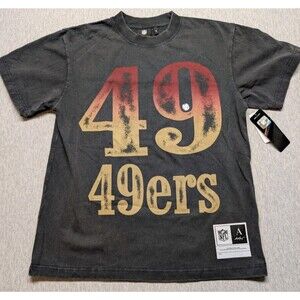 NWT NFL x Aleali May San Francisco 49ers T-Shirt Size Men’s Small Black